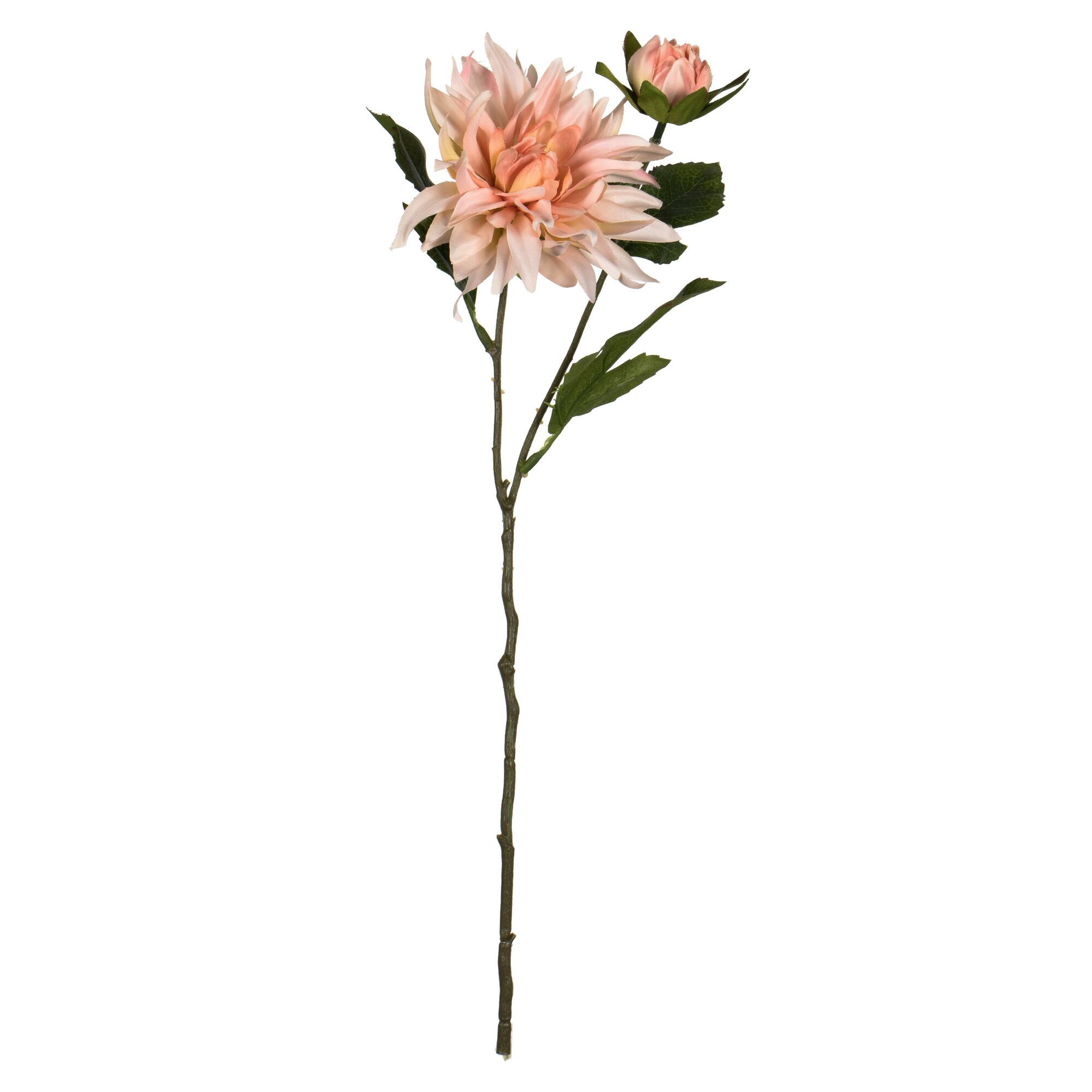 6 Pack: Peach Dahlia Spray